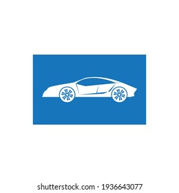 Racing car icon. Simple illustration of racing car vector icon for web