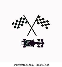 Racing car  icon. Vector design.