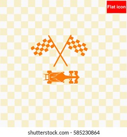 Racing car  icon Vector design.