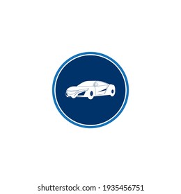 Racing car icon vector illustration logo design