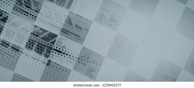 Racing car light in motion with checkered vector background