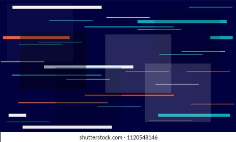 Racing Car Lights Night City, Speed Lines, Neon IT, Hi Tech Vector Pattern. Internet Technology Connection Line Pattern Template. Night Lights, Moving Car Lights, Space, Neon IT Hi Tech Background.