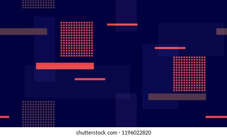 Racing Car Lights Night Life, Speed Lines, Neon IT, Hi Tech Vector Pattern. Internet Technology Connection Geometric Line Design. Night City, Moving Car Lights, TV, Neon IT, Modern Hi Tech Background.