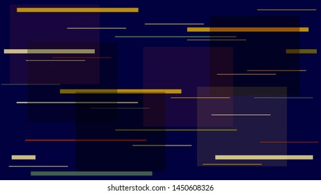 Racing Car Lights Night Life, Speed Lines, Neon IT, Hi Tech Vector Design. Internet Technology Connection Modern Banner Texture. Night Lights, Moving Car Lights, Neon IT Futuristic Hi Tech Background