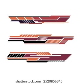 racing car livery sticker vector design
