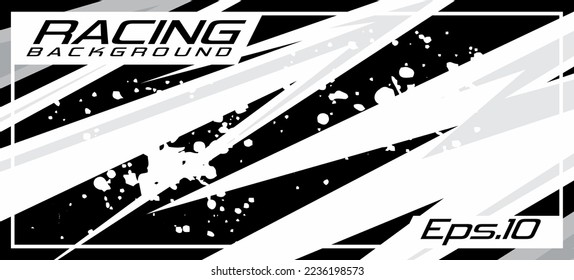 racing car livery wrap background design