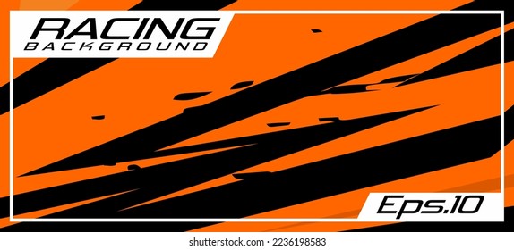 racing car livery wrap background design