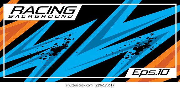 diseño de fondo de ajuste de inclinación de coches de carreras