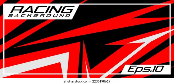 racing car livery wrap background design