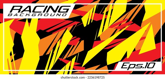 racing car livery wrap background design