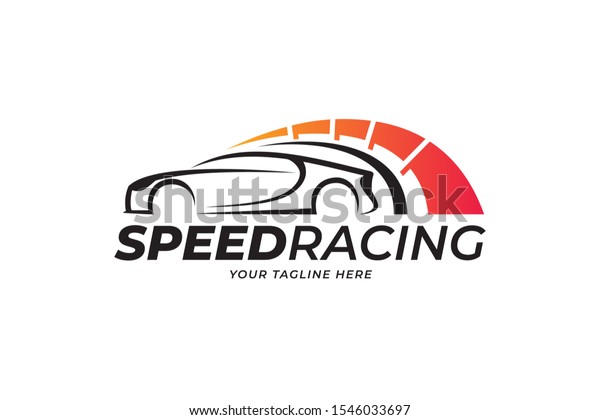 racing car logo template vector good stock vector royalty free 1546033697 shutterstock