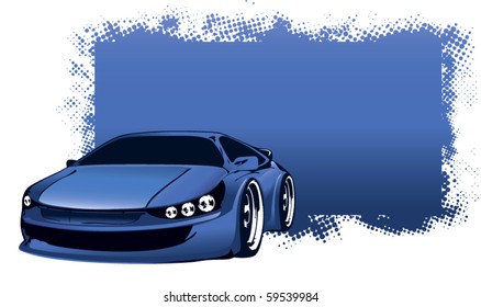 racing car scene