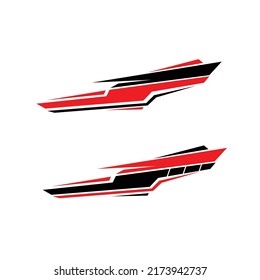 racing car sticker design vector. car sticker backgrounds.