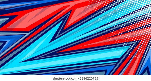 Racing Car sticker Stripes con fondo de pantalla de color vibrante