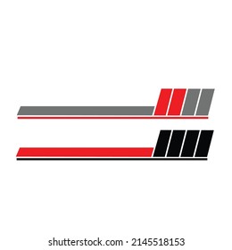 racing car sticker vector. car modification sticker. car wrap sticker