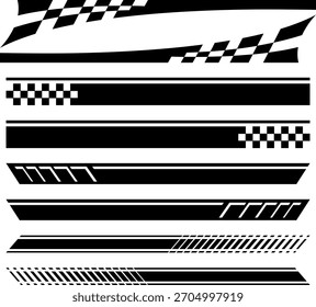 Jogo de decalque de pista de corrida de carros