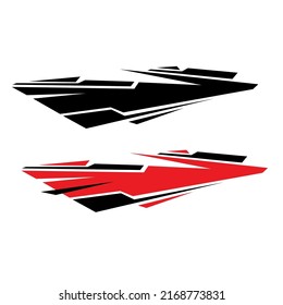 racing car template sticker design vector