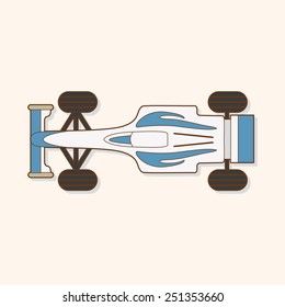 racing car theme elements vector,eps