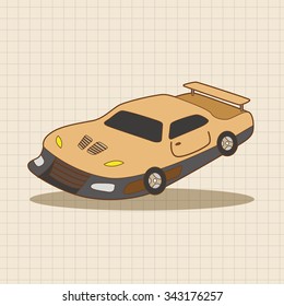 racing car theme elements vector,eps