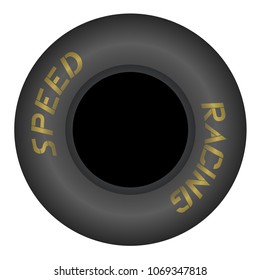 Racing car tire