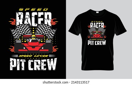 
Racing Car T-shirt Design For Car Lover Design