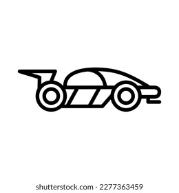 Racing car vector icon, flat vector illustration for web site or mobile app.eps