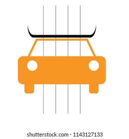 Racing car Vector illustration 
