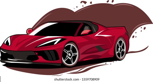 Racing car vector illustration design