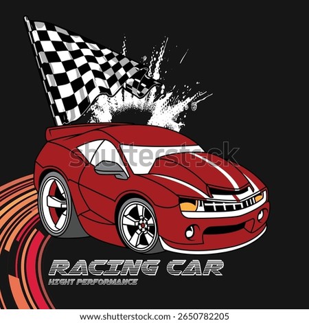racing car vector illustration design