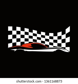 racing car vector logo