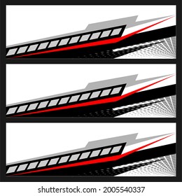 
Racing car wrap. Abstract strip for racing car wrap, sticker, and decal