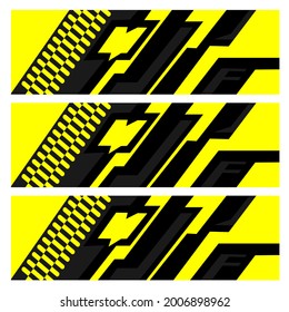 Racing car wrap. Abstract strip for racing car wrap, sticker, and decal.