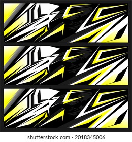 Racing car wrap. Abstract strip for racing car wrap, sticker, and decal