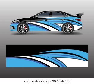 Envoltura de coches de carreras. formas de tira abstractas para el vector de diseño de plantillas de ajuste, pegatinas y decal de la Compañía