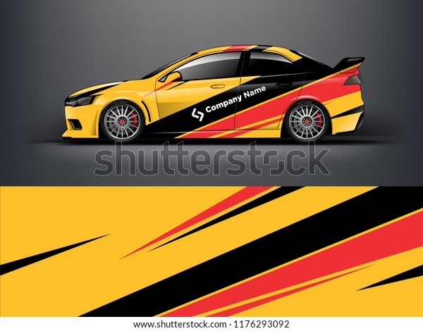 Racing car wrap. Blue\
abstract strip for racing car wrap, sticker, and decal. vector eps\
10 format.
