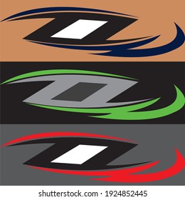 racing car wrap decal design vector