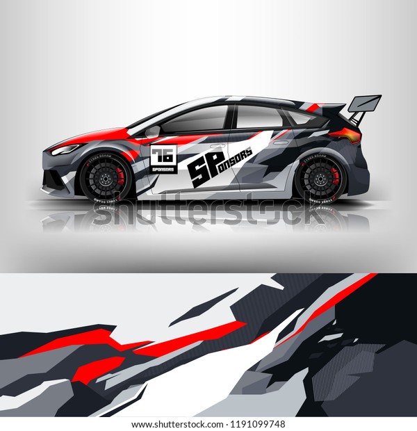 Racing car wrap.
wrap design for racing
car