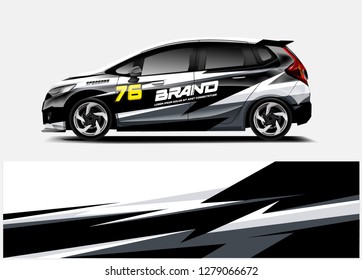 Racing Car Wrap Design Vector Graphic Stock Vector (Royalty Free ...