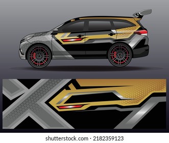 Concepto de diseño de ajuste de coches de carreras. Antecedentes de carreras abstractas para envolver vehículos carreras carros camionetas camionetas y carreras de carreras