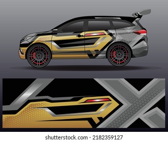 Concepto de diseño de ajuste de coches de carreras. Antecedentes de carreras abstractas para envolver vehículos carreras carros camionetas camionetas y carreras de carreras