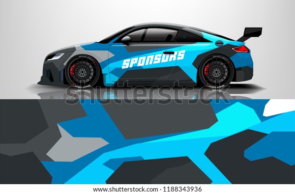 Racing car\
wrap. wrap design for racing car\
event.