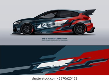 Racing Car Wrap Design with printable file below