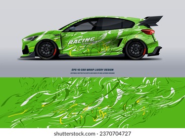 Racing Car Wrap Design with printable file below