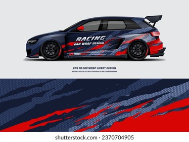 Diseño de ajuste de carro de carreras con archivo imprimible.