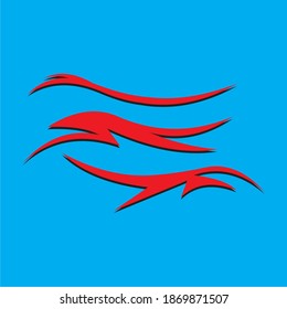 Racing car wrap design vector