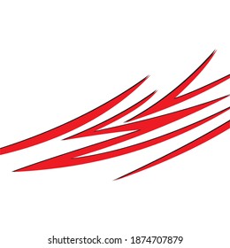 Racing car wrap design vector