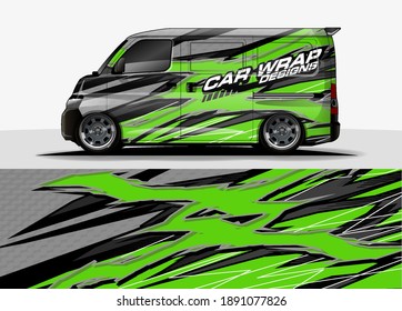 Racing car wrap design vector for vehicle vinyl sticker and automotive decal livery