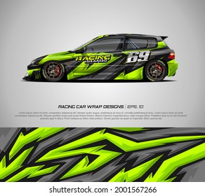 Camión de carreras para el vehículo de carreras, camioneta, rally, vehículo de aventura y transporte deportivo. Diseños gráficos abstractos de banda de fondo para carreras. Pasos 10