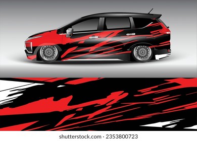 Vector de diseño de ajuste de coches de carreras