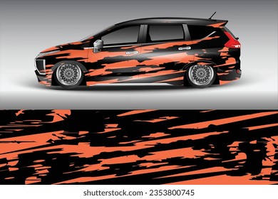 Vector de diseño de ajuste de coches de carreras